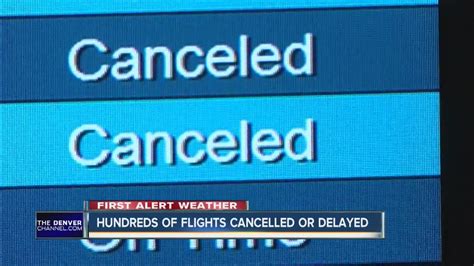 Hundreds more flights delayed, canceled out of DIA Sunday
